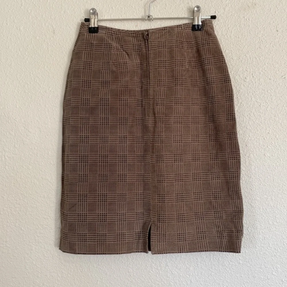 90s suede‎ mini skirt abstract